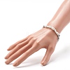 Natural Howlite Chip Beads Bracelet for Girl Women BJEW-JB06748-06-3