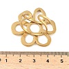 304 Stainless Steel Open Cuff Rings for Women LS-RJEW-U060-04B-G-3