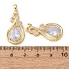 Brass Micro Pave Cubic Zirconia Pendants KK-Z141-01G-01A-3