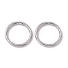 Non-Tarnish 304 Stainless Steel Open Jump Rings X-STAS-C040-01G-P-3