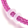 Braided Stainless Steel Wire European Style Bracelets Making AJEW-D047-02A-G-4