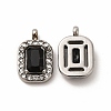 304 Stainless Steel Cubic Zirconia Pendants STAS-A076-03P-2