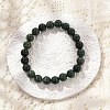 Natural Moss Agate Beads Stretch Bracelets X-BJEW-F380-01-B15-5