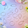 24Pcs 4 Styles Tibetan Style Alloy Connector Charms TIBEP-TA0001-45-5