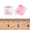UV Plating Transparent Acrylic Beads MACR-K361-37-3