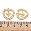 Brass Micro Pave Cubic Zirconia Pendants KK-Z136-36G-3