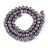 Electroplate Opaque Glass Beads Strands LS-GLAA-T032-P6mm-AB15-2