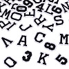 36Pcs 2 Sets 2 Styles Letter A~Z & Number 0~9 Polyester Embroidery Sew On Patches Sets PATC-TA0001-55G-2