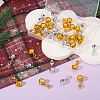 40Pcs 2 Colors Brass Pendants KK-TA0003-22-4