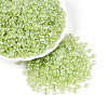 Transparent Colours Luster Glass Seed Beads SEED-N008-09E-1