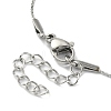 Non-Tarnish 304 Stainless Steel Serpentine Chain Bracelets BJEW-D020-01P-3