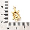 Brass Micro Pave Cubic Zirconia Pendants KK-Q040-02H-G-3