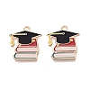 Back to School Alloy Enamel Pendants ENAM-Q004-01KCG-04-1