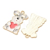 Alloy Enamel Pendants AL-CBA5FAE-05G-B-3