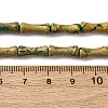 Natural Verdite Stone Beads Strands G-L624-G08-12x5mm-5
