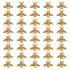 40Pcs Alloy Bees Lapel Pin Backs JEWB-GO0001-21AG-1