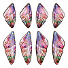 Transparent Resin Wing Pendants Set RESI-TAC0021-01C-1