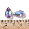 Faceted Teardrop Glass Pendants GLAA-O008-A30-3