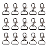 Zinc Alloy Swivel D Rings Lobster Claw Clasps X1-E341-8-B-1