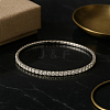 12Pcs 12 Colors Alloy Rhinestone Cup Chain Bracelets for Women BJEW-HY0001-09-4