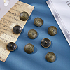 20Pcs Alloy Shank Buttons BUTT-FH0001-036A-4