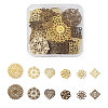 Spritewelry 60Pcs 12 Style Brass Multi-strand Links & Filigree Joiners Links KK-SW0001-05-11