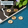 Real 14K Gold Plated Brass Connector Charms KK-TAC0017-04G-03-6