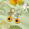 Alloy Enamel Charms and Resin Keychain Sets KEYC-JKC00889-2