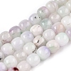 Dyed Natural White Jade Beads Strands G-T138-D16-4