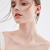 16Pcs 2 Colors 201 Stainless Steel Huggie Hoop Earrings Findings STAS-BBC0008-39A-4