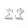 Tarnish Resistant 304 Stainless Steel Charms LS-STAS-K215-21P-2