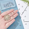 30Pcs 304 Stainless Steel Spring Ring Clasps STAS-UN0028-99-2