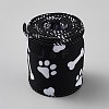 5M Cloth Paw Print Printed Ribbon OCOR-TAC0015-18A-1