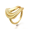 Adjustable Rack Plating Brass Finger Rings for Women RJEW-M028-33G-2