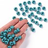 Opaque Colours Glass Round Beads X-SEED-S045-002A-A02-5