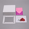 Rectangle Rose Combination Soap Flower & Photo Frame Box AJEW-WH0237-25-4