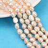 Natural Cultured Freshwater Pearl Beads Strands PEAR-P064-20K-04C-02-1