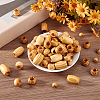 3 Styles Wood Beads WOOD-AN0001-02-7