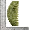 Natural Xiuyan Jade Massage Combs AJEW-K045-01A-3