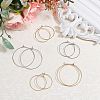 PVD Vacuum Plating 316L Surgical Stainless Steel Hoop Earring Findings STAS-UN0002-85-5