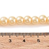 Baking Paint Pearlized Glass Pearl Round Bead Strands LS-HY-Q003-6mm-61-5