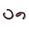 Spray Painted Iron Open Jump Rings IFIN-T017-04B-02-3