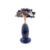 Natural Lapis Lazuli Vase Gravel Fortune Tree Mini Home Creative Office Decoration Crafts Small Ornaments PW-WG4D1F4-06-1