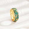 Brass Micro Pave Cubic Zirconia Finger Rings FS-WGFDCA6-08-1