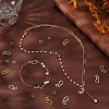 100 Sets 2 Colors Tibetan Style Hook and Eye Clasps FIND-PH0025-84-4