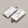 Natural Howlite Pendants GG-CBAA0EE-01P-18-3