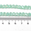 Baking Electroplate Glass Beads Strands X1-DGLA-A039-J6MM-B07-4