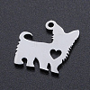Non-Tarnish 201 Stainless Steel Silhouette Charms STAS-N090-JN853-1-2