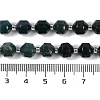 Natural Moss Agate Beads Strands G-O201B-131F-4