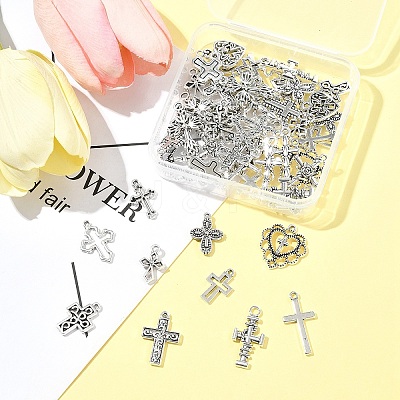 3Sets Tibetan Style Alloy Pendants FIND-FS0003-92-1